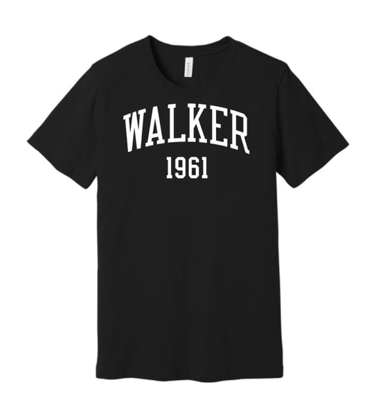Walker EST. 1961 25 Short Sleeve Tee (Adult Unisex)