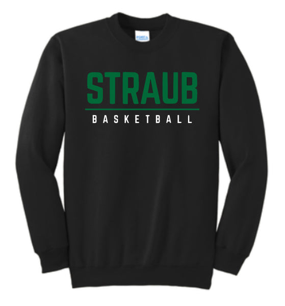 STRAUB BASKETBALL 26 CREW FLEECE PULLOVER (YOUTH & ADULT UNISEX)