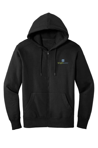 Brightwater (Stacked Logo) Fleece Full-Zip Hoodie (Adult Unisex)