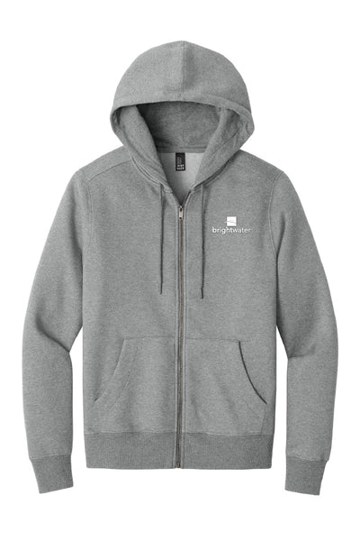 Brightwater (Stacked Logo) Fleece Full-Zip Hoodie (Adult Unisex)