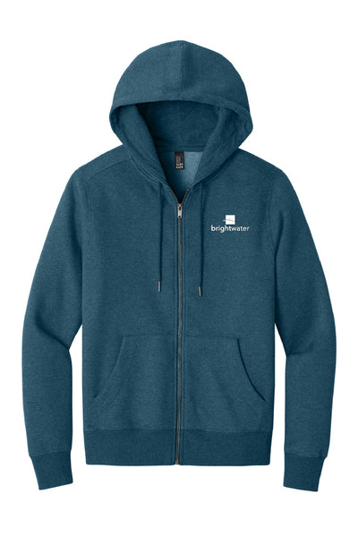 Brightwater (Stacked Logo) Fleece Full-Zip Hoodie (Adult Unisex)
