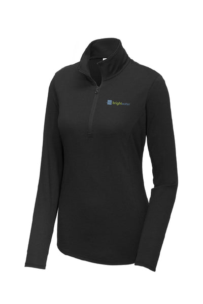 Brightwater Tri-Blend Wicking 1/4-Zip Pullover (Womens)