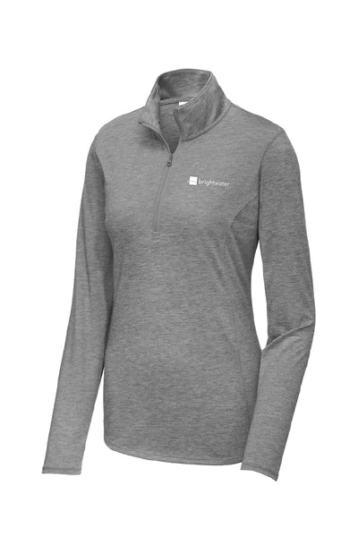 Brightwater Tri-Blend Wicking 1/4-Zip Pullover (Womens)