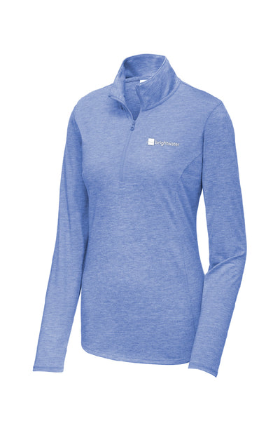 Brightwater Tri-Blend Wicking 1/4-Zip Pullover (Womens)