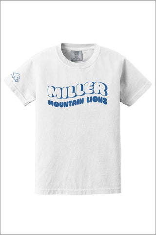 Miller Bubble Text Heavyweight Ring Spun Short Sleeve Tee (Youth)