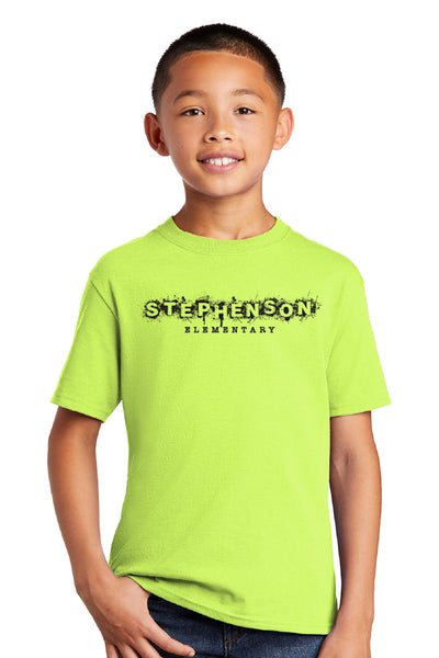 Stephenson Paint Splatter Short Sleeve Tee (Youth)