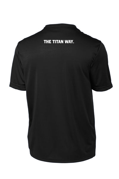 26 Titans Stripe Short Sleeve Tech Tee (Adult Unisex)