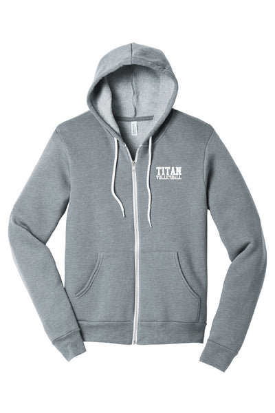 Titan Volleyball Full-Zip Hoodie (Adult Unisex)