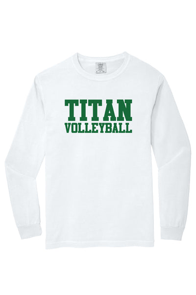 Titan Volleyball Heavyweight Long Sleeve Tee (Adult Unisex)