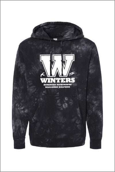 Winters Midweight Tie-Dyed Hoodie (Adult Unisex)