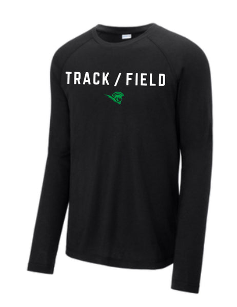 Titan Track / Field Raglan Tri-Blend Long Sleeve Raglan (Unisex)