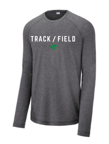 Titan Track / Field Raglan Tri-Blend Long Sleeve Raglan (Unisex)