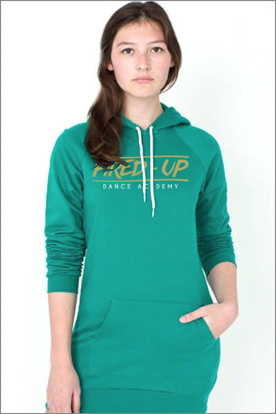 Fired-Up Pullover Raglan Hoodie Dress
