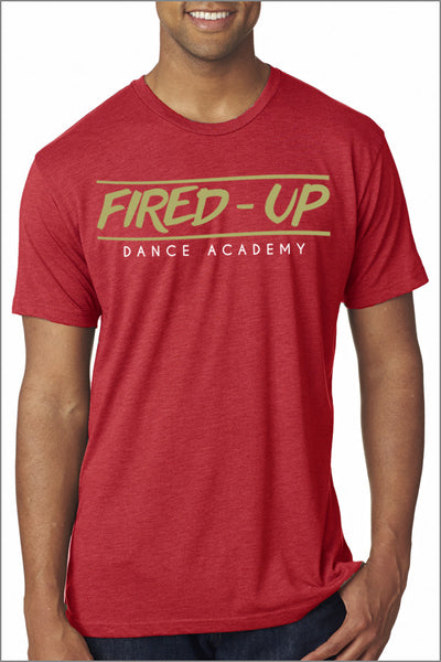 Fired-Up Tri-Blend Tee Shirt (Mens)