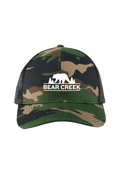 Bear Creek Snapback Trucker Cap (O/S Adult Unisex)
