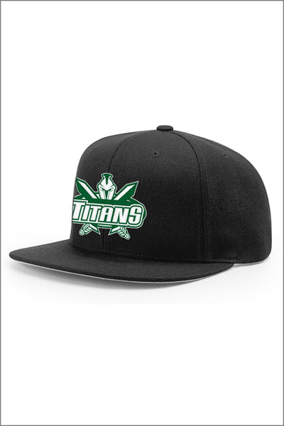 Titans Boys Lacrosse Wool Flatbill Snapback Hat