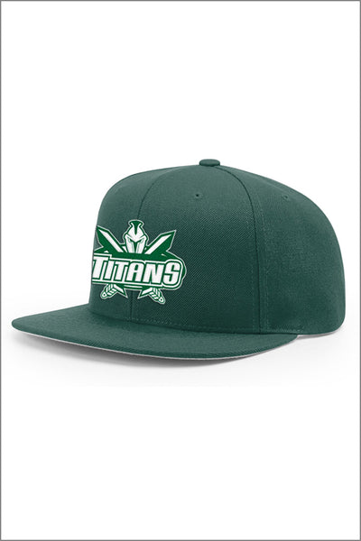 Titans Boys Lacrosse Wool Flatbill Snapback Hat