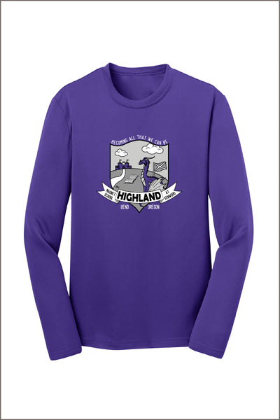 Highland Crest Long Sleeve Sport Tee (Youth)