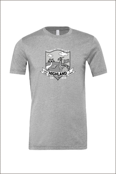 Highland Crest Short Sleeve Jersey Tee (Adult Unisex)