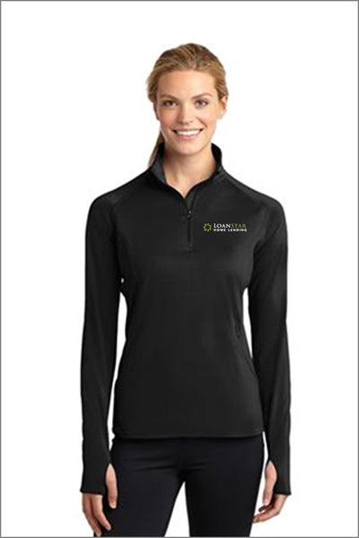 LoanStar Sport-Wick Stretch 1/2-Zip Pullover (Womens)