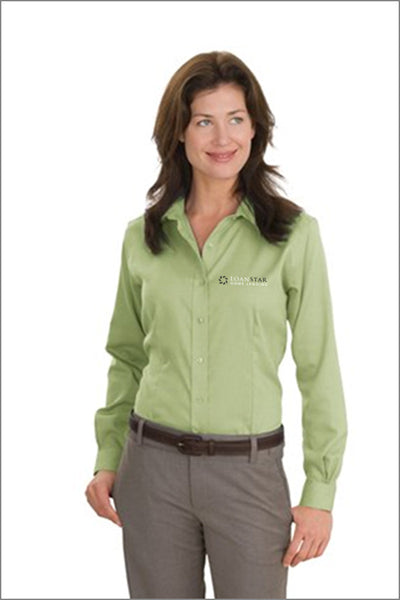 LoanStar Non-Iron Button-Down Shirt (Womens)