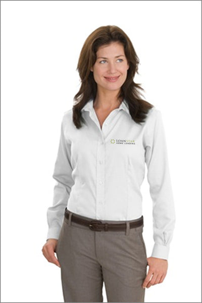 LoanStar Non-Iron Button-Down Shirt (Womens)