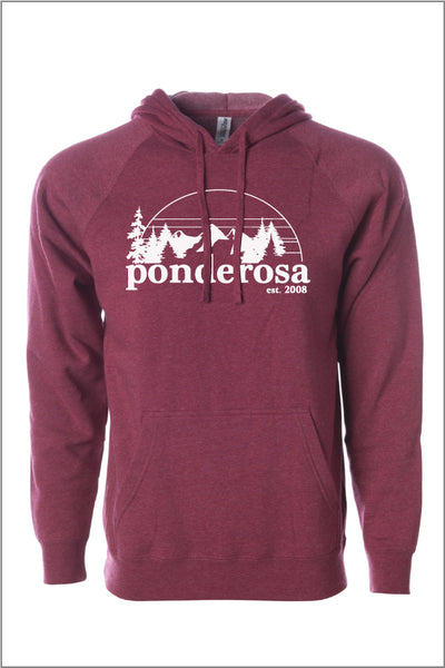 Ponderosa Raglan Hooded Sweatshirt (Adult Unisex)