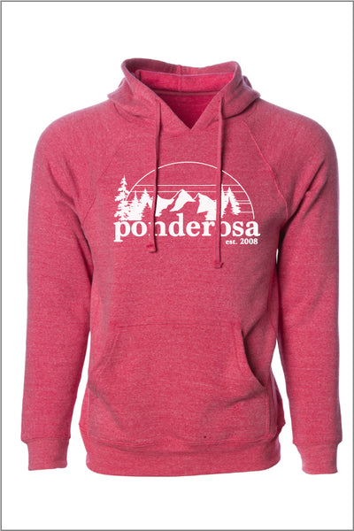 Ponderosa Raglan Hooded Sweatshirt (Adult Unisex)