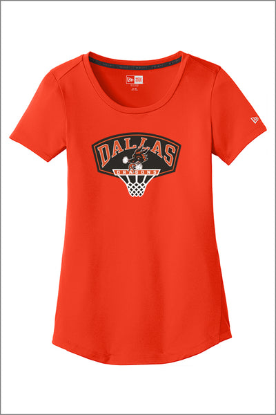 Dallas Basketball New Era Performance Scoop Tee (Womens)