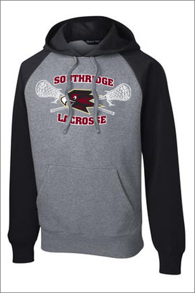 SRHS Lacrosse Raglan Colorblock Pullover Hooded Sweatshirt (Unisex)