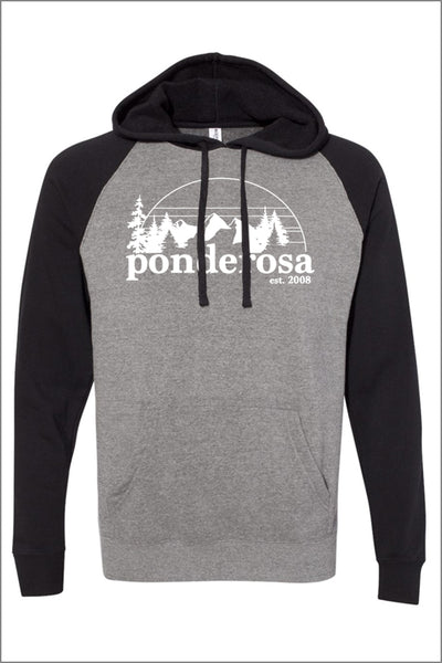 Ponderosa Raglan Hooded Sweatshirt (Adult Unisex)