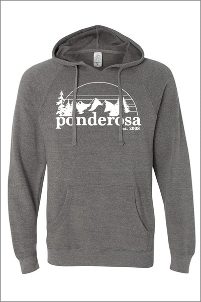 Ponderosa Raglan Hooded Sweatshirt (Adult Unisex)