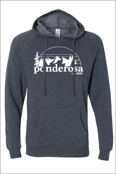 Ponderosa Raglan Hooded Sweatshirt (Adult Unisex)