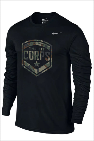 Fit Corps "Camo" Nike Legend Long Sleeve Tee (Adult Unisex)