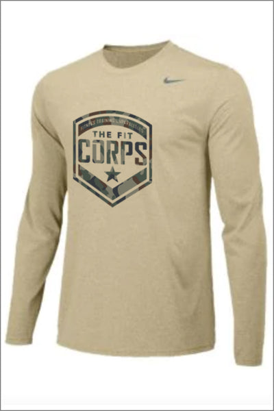 Fit Corps "Camo" Nike Legend Long Sleeve Tee (Adult Unisex)