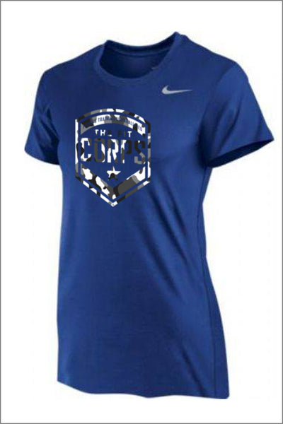 Fit Corps "Camo" Nike Legend Short Sleeve Tee (Womens)