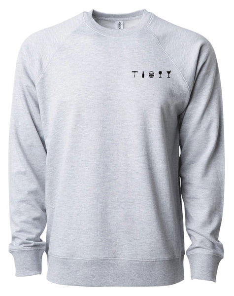 OBS Lightweight Crew Sweatshirt w/ Left Chest Embroidery (Unisex)