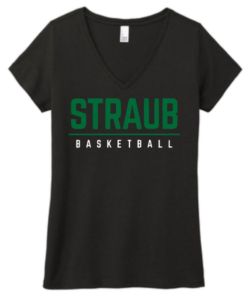 STRAUB BASKETBALL 25 V-NECK SHORT SLEEVE (WOMEN)