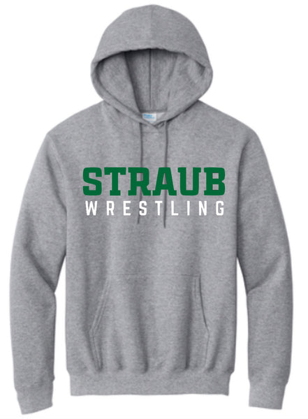 STRAUB WRESTLING 25 PULLOVER HOODIE (Youth & Unisex Sizing)