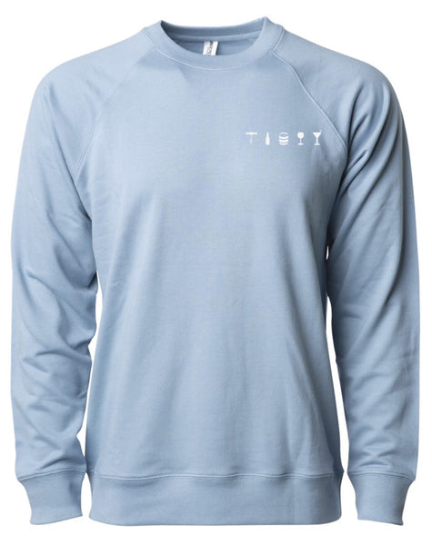 OBS Lightweight Crew Sweatshirt w/ Left Chest Embroidery (Unisex)