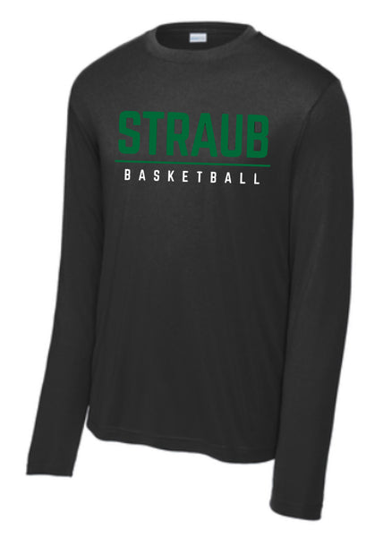 STRAUB BASKETBALL 25 LONG SLEEVE COMPETITOR SHIRT(YOUTH & ADULT UNISEX)