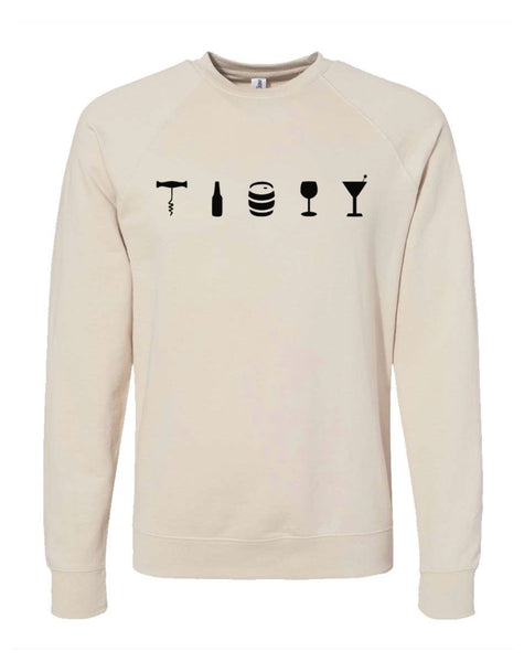 OBS Lightweight Crew Sweatshirt w/ Full Chest Screen Print (Unisex)