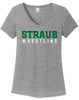 STRAUB WRESTLING 25 WOMEN'S V-NECK SHORT SLEEVE TEE