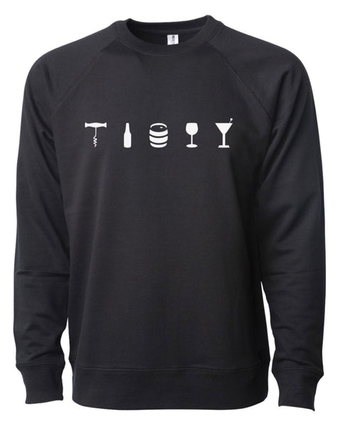 OBS Lightweight Crew Sweatshirt w/ Full Chest Screen Print (Unisex)