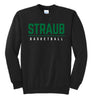 STRAUB BASKETBALL 25 CREW FLEECE PULLOVER (YOUTH & ADULT UNISEX)