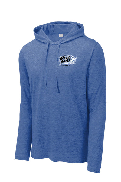 Blue Max Kart Wicking Long Sleeve Hoodie (Adult Unisex)