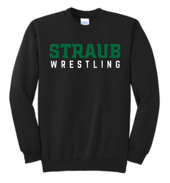 STRAUB WRESTLING 25 FLEECE CREW PULLOVER (Youth & Adult Unisex)