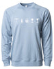 OBS Lightweight Crew Sweatshirt w/ Full Chest Screen Print (Unisex)