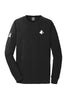 Cardinal Cancer Ribbon Long Sleeve Tee (Adult Unisex)