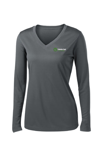 Columbia Grain Long Sleeve V-Neck Tee (Womens)